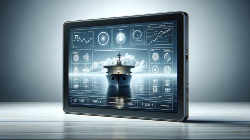 DALL·E 2024-03-15 09.38.11 - Create an image of a sleek and modern industrial display without any logos or text, designed for use on the hectronic.se website. The display should h
