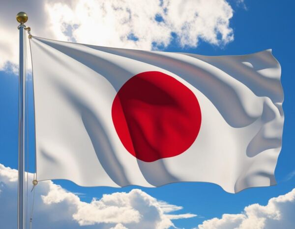 Japansk flagga - Canva - Hectronic embedded innovation